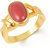 Kundali Red Coral Moonga Original Stone with Premium Quality 18kt Gold Gemstone Ring and Certificate