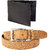 Fedrigo Croco Tan Belt With Wallet FMB-237