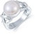 Kundali Pearl Moti White Coloured Original Stone with Premium Quality Sterling Silver Gemstone Ring and Certificate