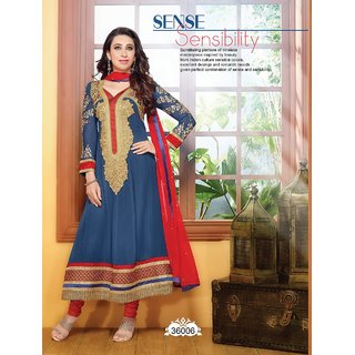 Shopclues anarkali suit sales