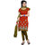 Vardhman Brown Semi Cotton Top  Straight Unstiched Salwar Suit  Dress Material