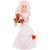 Tickles White Pretty Bride Wedding Doll Stuffed Soft Plush Toy Love Girl 30 cm