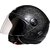 Stallion Helmet Half Face Black ( M )