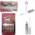 Combo of Designer Nails + Artificial Eyelash + Transparent Mascara + LipGloss