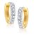 Fashion Gold Plated  Green Hoops Earring For Women