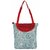 Pick Pocket Accrue Blue And Red Tote With Semicircle