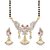 Fashion Frill AD Peacock Mangalsutra With Matching Earrings (FF124)
