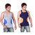 White Moon 222 Gym Vest - Pack of 2 (Blue_Grey)