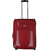 Timus Morocco Upright 55Cms Polyester Red 4 Wheel Trolley Suitcase(Cabin Luggage)