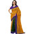 Prafful Multicolor Silk Plain Saree With Blouse