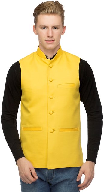 yellow modi jacket