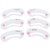 6 Pcs 3 Style Eyebrow Stencil Eye Brow Grooming Shaping Template Makeup Beauty Tool