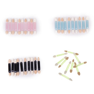 Lot Of 10Pcs Double-ended Disposable Eye Shadow Applicators