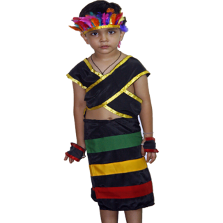 Traditional dress shop of adivasi