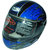 Armex Helmets - Fizen Star Black & Blue Graphic Helmet