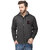 Scott International Charcoal Cotton Comfort Styled Hooded Sweatshirt