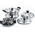 Klassic Vimal Chef Belly Idly Stainless Steel Cooker Steamer Outer LID Steel Color