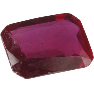 Saffire Very Dark Red 52 Grams Natural Ruby Gemstone In Emerald Step Cut