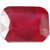 Saffire Dark Red 465 Grams Natural Ruby Gemstone In Emerald Step Cut