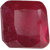 Saffire Dark Red 445 Grams Natural Ruby Gemstone In Emerald Step Cut