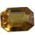 Saffire Dark 555 Grams Natural Yellow Sapphire Gemstone In Emerald Step Cut