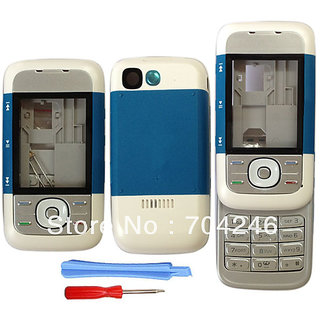 nokia 5300 blue full housing body panel