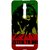 Casotec Bob Marley Flag Smile Design Hard Back Case Cover for Asus Zenfone 2
