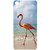 Casotec Egret Bird on Sea Design Hard Back Case Cover for HTC Desire 826