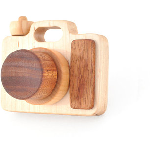 Wooden Toy Camera - Eco-friendly Imagination Toy - Pretend Play for a Baby Toddler or a Preschooler