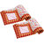 IndiWeaves  Cotton   Dohar/Ac Blanket  set for Single Bed (2 pieces)-Orange