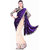 florence clothing company Blue Net Embroidered Saree With Blouse