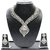 Sparkling Austrian Diamond Necklace Set By Zaveri Pearls-Zpfk463