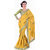 Aaina Yellow Party Wear Silk Self Design Fashion Embroidered Saree (FL-10074)