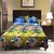 AKASH GANGA MULTI COLOUR POLLY COTTON BEDSHEET WITH 2 PILLOW COVERS (KM584)