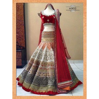 Buy 3d Designer And Indian Wedding Lehenga 6002 Online 5266 From Shopclues +91 818 488 9999 neetulehangas@gmail.com. 3d designer and indian wedding lehenga 6002