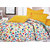 Lotus AAA 100% cotton printed double bedsheet with 2 pillow covers