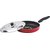 Meet Silicone Nonstick Fry Pan With S.S.Lid ,220mm,2-Piece , Black