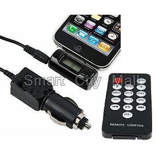 FM TRANSMITTER & REMOTE CONTROL IPHONE/ IPOD