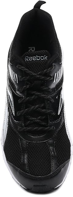 reebok black sports shoes