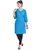 Shop Rajasthan Blue Plain Cotton Stitched Kurti