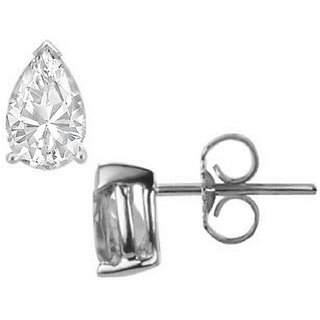 18 Kt Gold Fashionable Exclusive Solitaire Diamond Earring For Wedding Jewelry (Design 21)