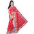 Geeta Silk Mills Orange Raw Silk Self Design Saree With Blouse