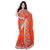 Geeta Silk Mills Peach Raw Silk Self Design Saree With Blouse
