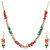 Nisa Pearls Casual Curve Collection  Necklace-Multi color