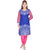 FabRajasthanUnique Arts 34th Sleeves Multi Cotton Kurti For Women