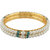 Nisa Pair of Bangles Featuring Pearl Row Flanked by Crystal Row (24)