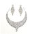 Zaveri Pearls Silver Plated Silver Alloy Necklace Set For Women