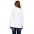 uc solid white shrug with pockets & full sleevs