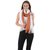 iLiv Rust and white Wool stole-wool5050Rust