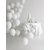 Beautiful party balloons white color big size(12 inch) 50 pc